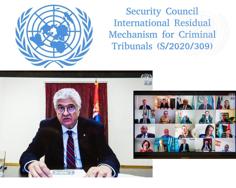 Security Council Members Hold Open Videoconference in connection with International Residual Mechanism for Criminal Tribunals