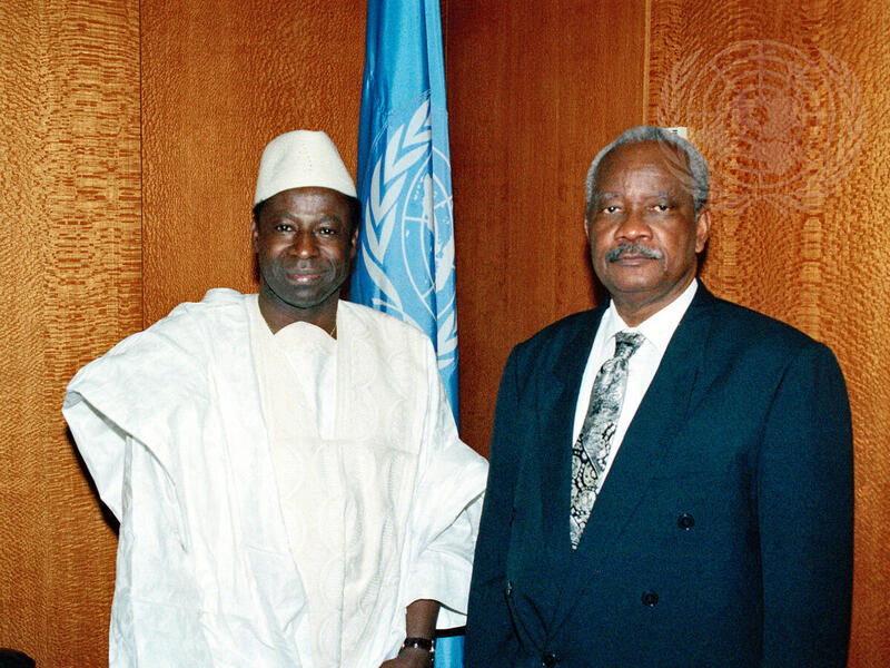 General Assembly President Meets with Chairman of Council of State of Liberian National Transitional Government