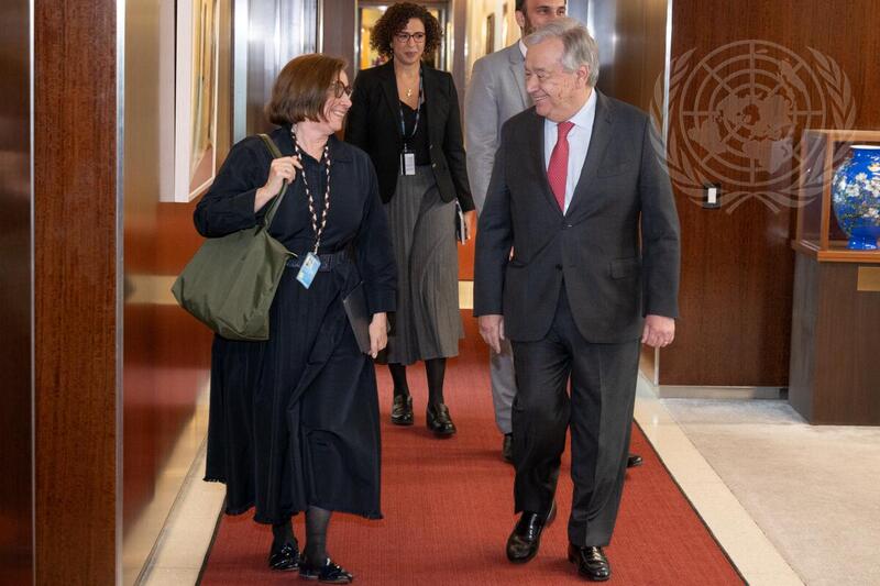 Secretary-General Meets with Head of International, Impartial and Independent Mechanism on Syria