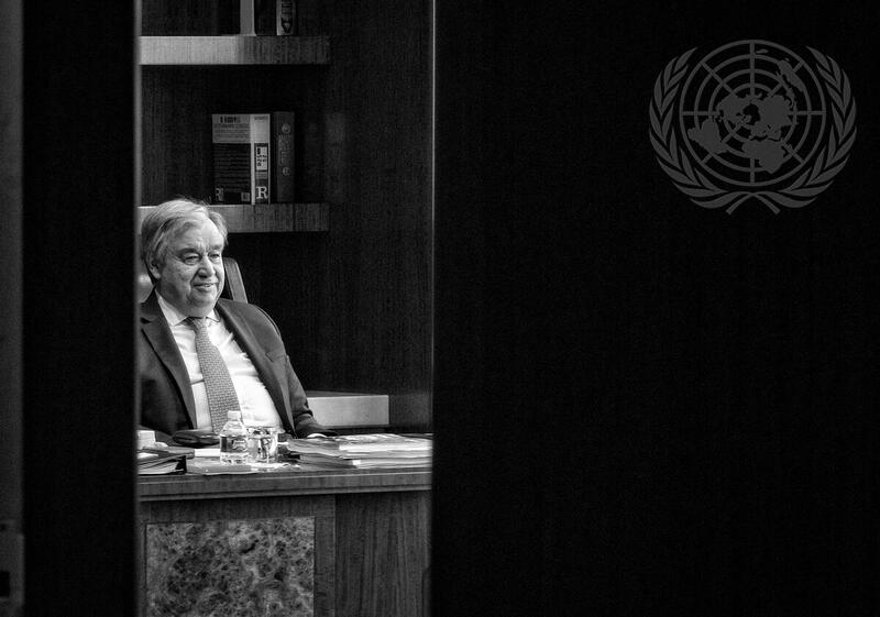 Secretary-General at Work in his Office