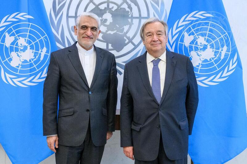 Permanent Representative of Iran Presents Credentials to Secretary-General