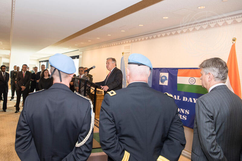 Tea Ceremony for Military and Police Advisers of Troop-Contributing Countries