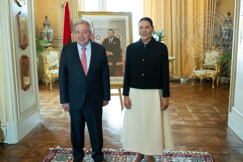 Secretary-General Meets with Princess of Morocco