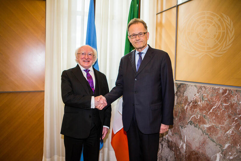 UNOG Director-General Meets President of Ireland