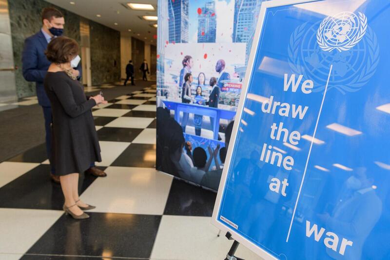 Under-Secretary-General for DPPA Visits Exhibit "Futuring Peace: Re-imagining Diplomacy and Peacemaking"