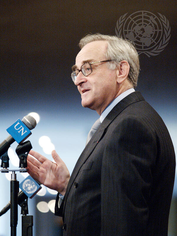 Permanent Representative of France Briefs Press After Security Council Meeting on Iraq