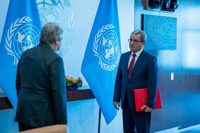 Permanent Representative of Türkiye Presents Credentials to Secretary-General