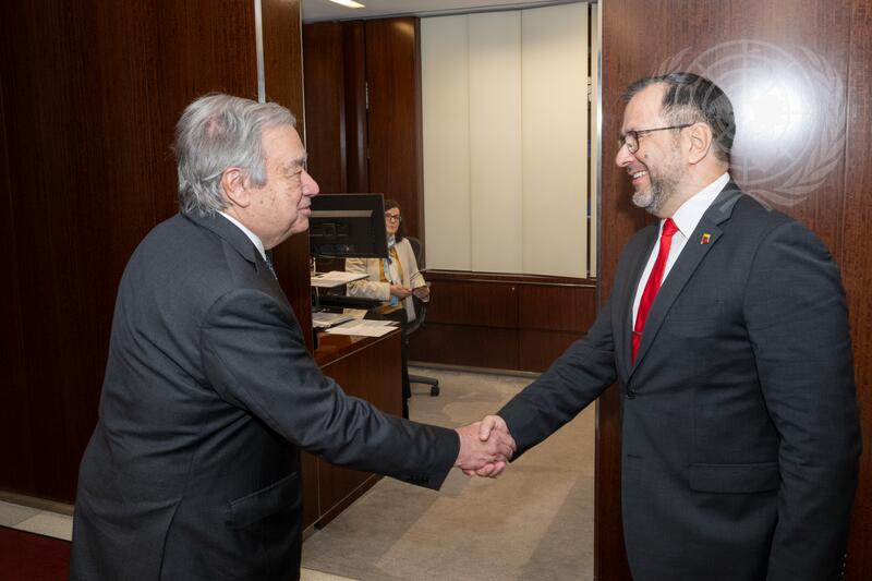 Secretary-General Meets with Foreign Minister of Venezuela