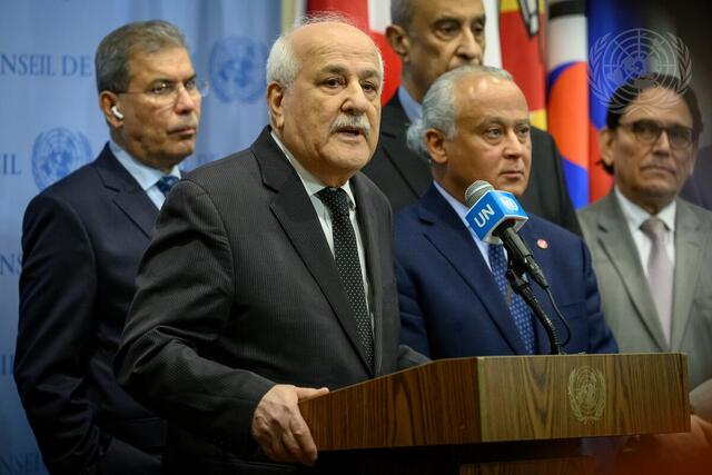 Permanent Representatives of Arab Group Brief Press