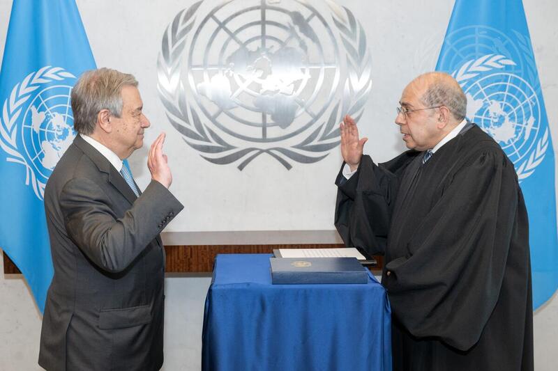 Swearing-in Ceremony for Judges of UN Appeals Tribunal and UN Dispute Tribunal