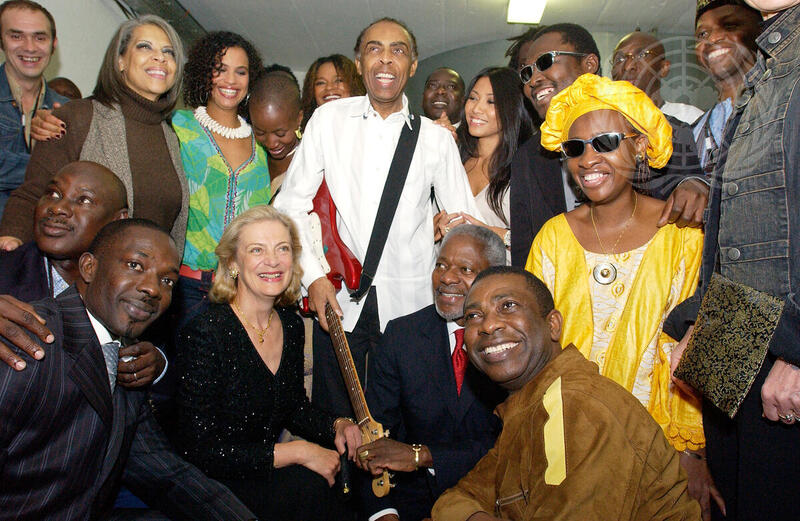 Secretary-General And Performers of Concert "United Against Malaria"