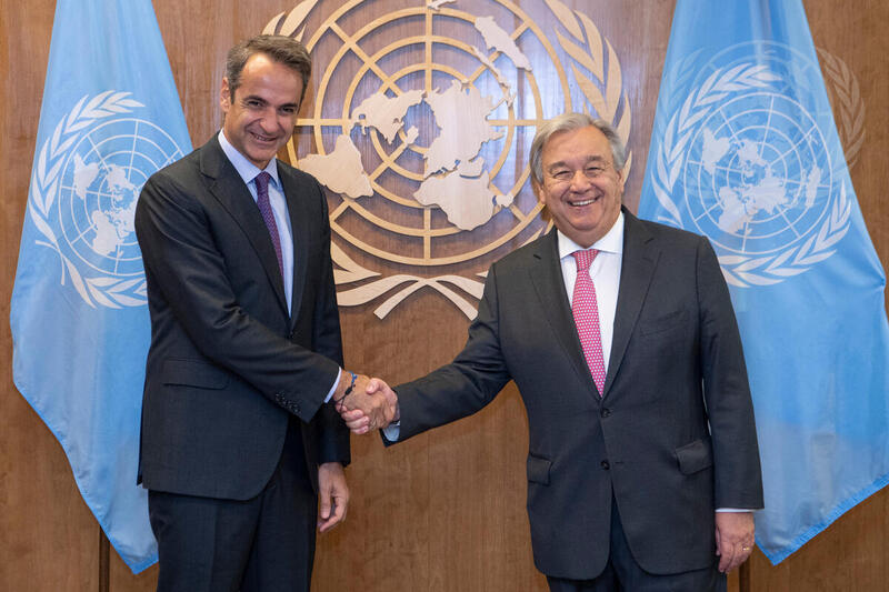 Secretary-General Meets Prime Minister of Greece