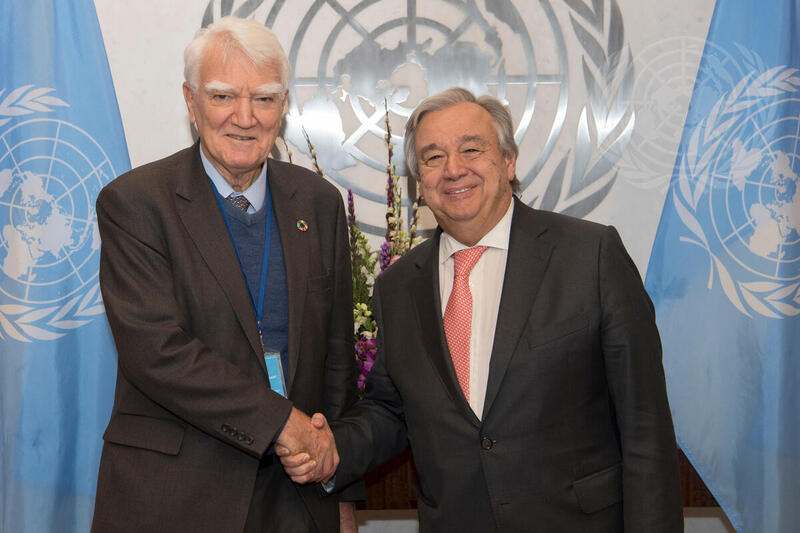 Secretary-General Meets Vice-Chair of Global Compact Board