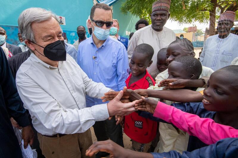 Secretary-General Visits Gubio IDP Camp in Borno State, Nigeria