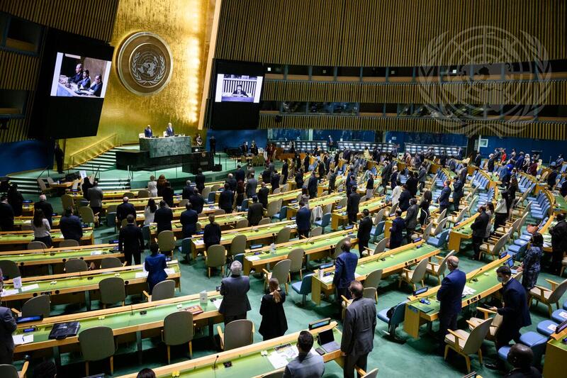 General Assembly Pays Tribute President of 29th Session of General Assembly