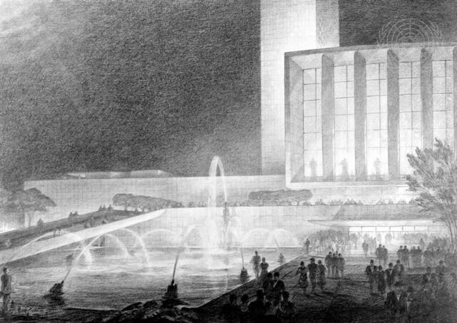 Artist&#039;s Conception of United Nations Permanent Headquarters