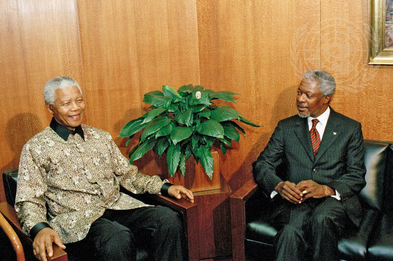 Secretary-General Meets with President of South Africa