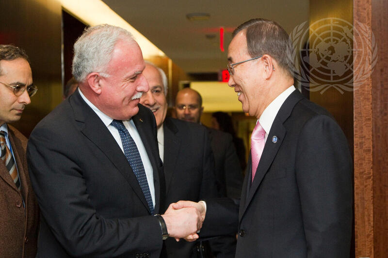 Secretary-General Meets Palestinian Foreign Minister