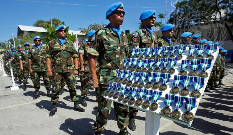 Argentine Peacekeepers Receive UN Medal