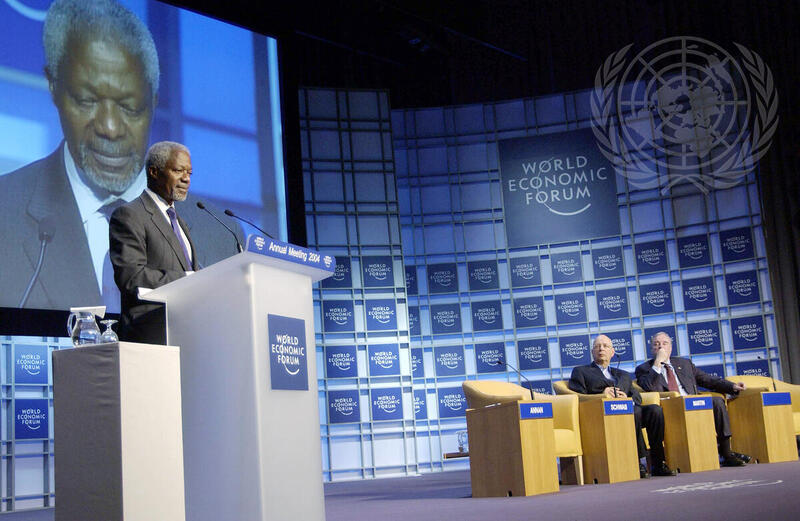 Secretary-General Visits Davos, Switzerland
