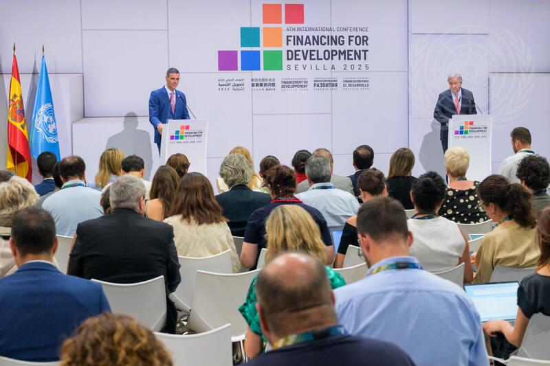 Secretary-General and President of Government of Spain Holds Press Conference