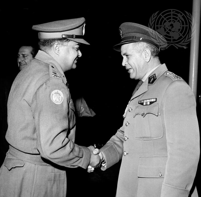Reception of the New Commander of UNEF at Beirut International Airport
