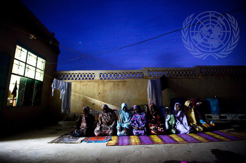 Women Gather for Ramadan Prayer in North Darfur