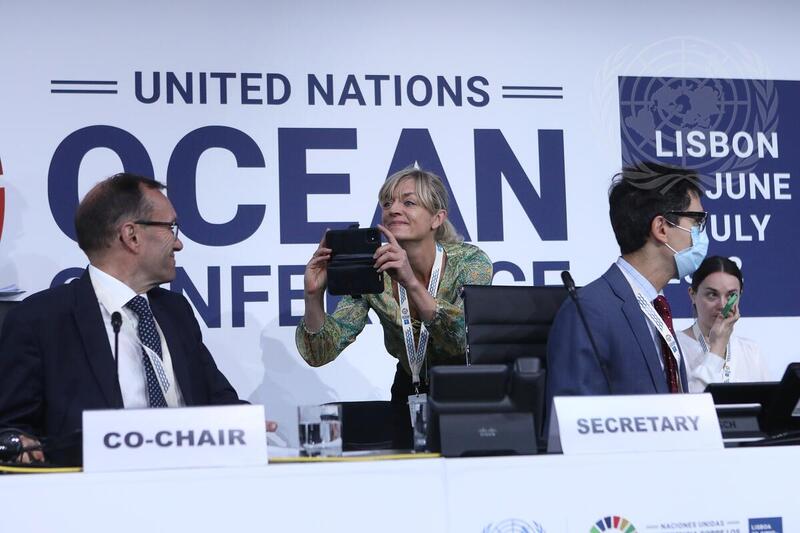 Scene during 2022 United Nations Oceans Conference