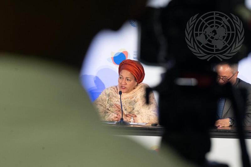 Press Conference at Closing of SIDS4 Conference