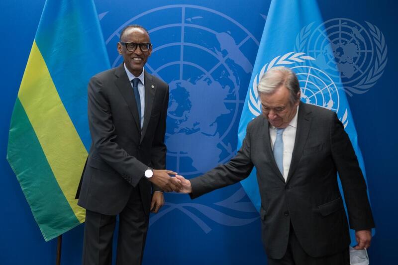 Secretary-General Meets with President of Rwanda