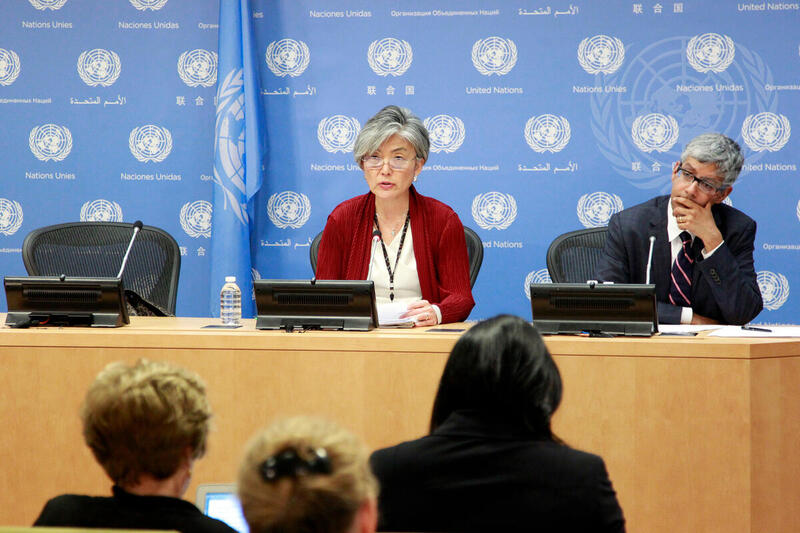 ASG for Humanitarian Affairs Briefs Press on IDP Camps in Myanmar