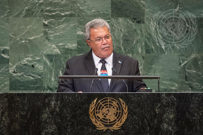 Prime Minister of Tuvalu Addressess General Assembly
