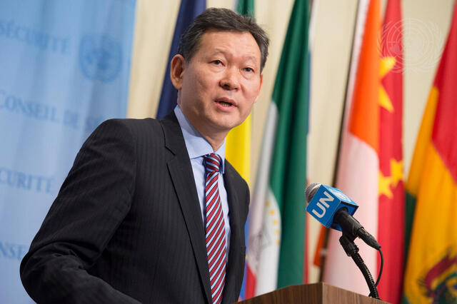 Security Council President Briefs Press on UN Central Asia Office