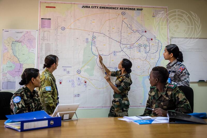UNMISS Peacekeepers Commemorate International Women's Day