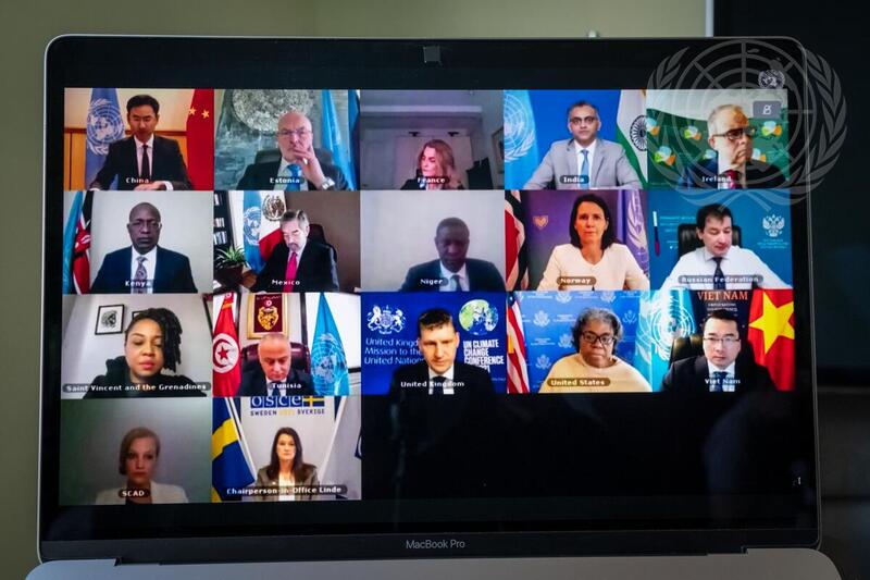 Security Council Holds Videoconference in Connection with OSCE Chairperson-in-Office