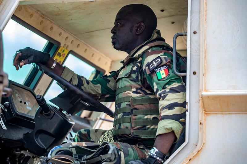 Quick Reaction Force of MINUSMA Hosts Base in Ogossagou in Mali