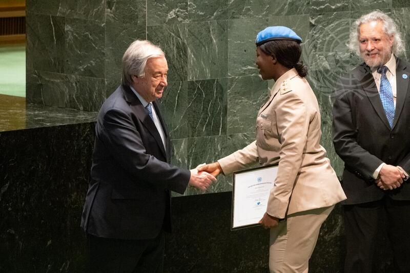 Event entitled "Dag Hammarskjöld Medal Ceremony and Military Gender Advocate of the Year Award"