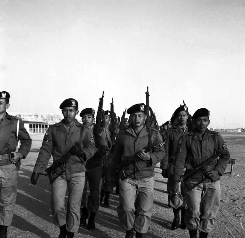 Indonesian Battalion Serves in Egypt with UNEF
