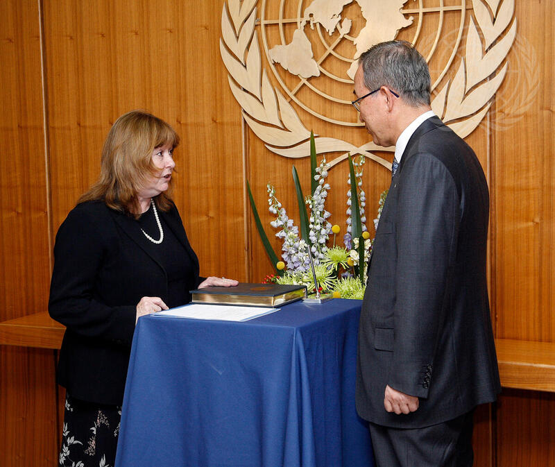 Secretary-General Swears-in New Under-Secretary-General
