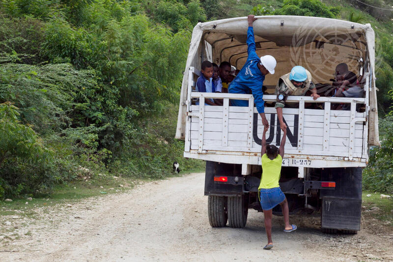 MINUSTAH Participates in Joint Natural Disaster National Simulation Exercise