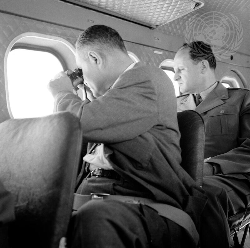 Dr. Ralph Bunche Visits UNEF
