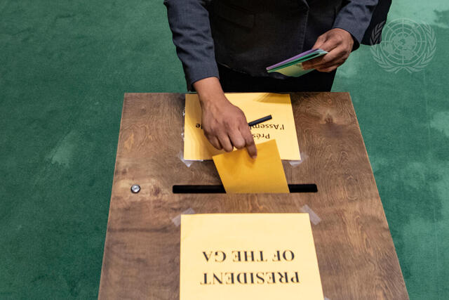 General Assembly Holds Elections for 75th President and Security Council Members