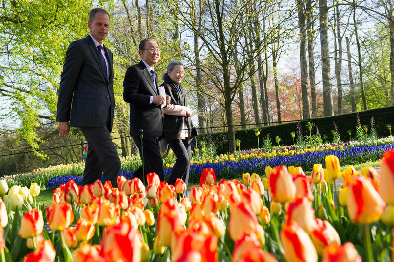 Secretary-General Visits Keukenhof Garden in Lisse, Netherlands