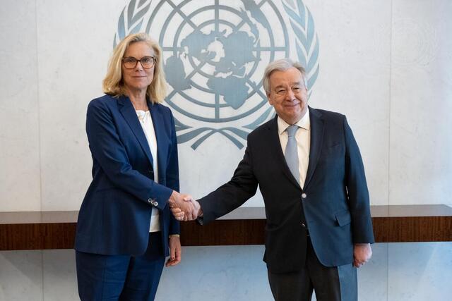 Secretary-General Meets with Senior Humanitarian and Reconstruction Coordinator for Gaza