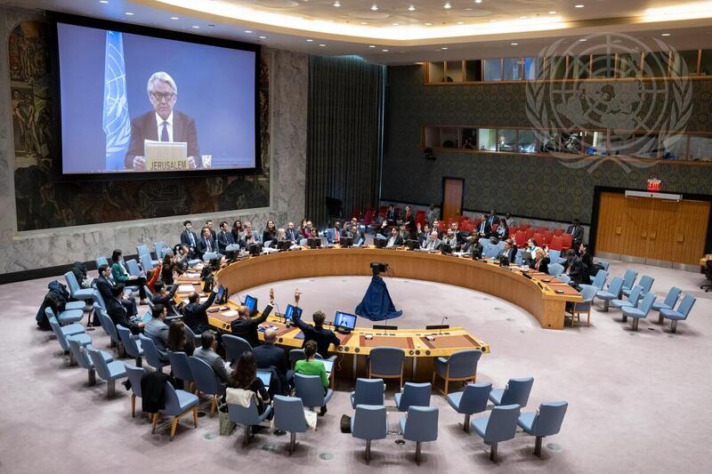 Security Council Meets on Situation in Middle East, Including Palestinian Question