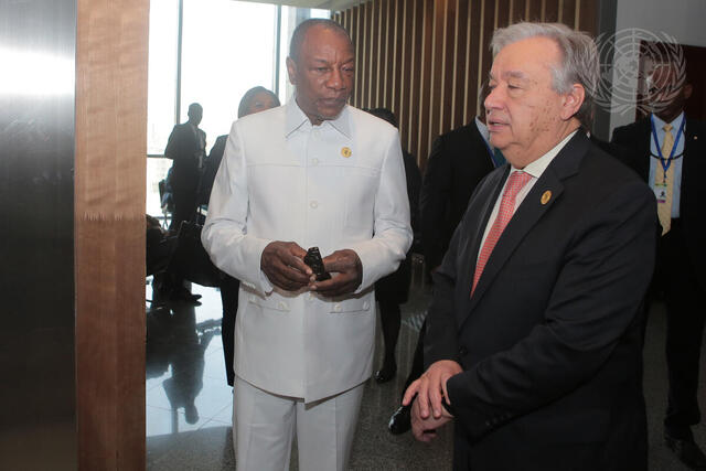 Secretary-General Meets President of Guinea