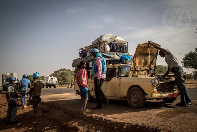 MINUSMA Patrols Konna Market in Mali