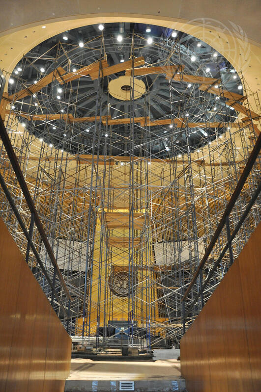 Renovation of General Assembly Hall Underway