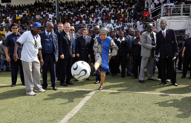 Launch of &#039;Sport for Peace&#039; Soccer Tournament in Liberia