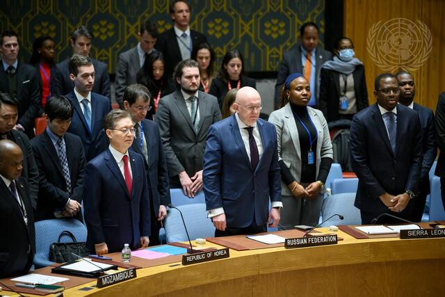 Security Council Observes a Moment of Silence for Victims of Terrorism Act in Russian Federation